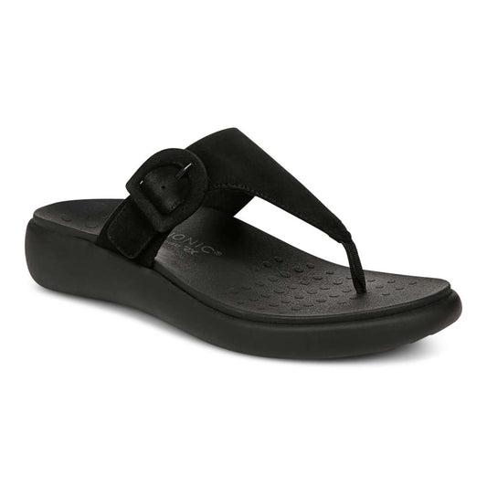 Activate Recovery Sandal - Black Suede