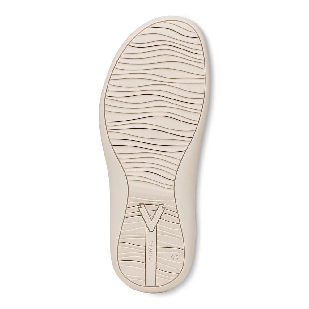 Awaken Recovery Sandal - Cream Leather