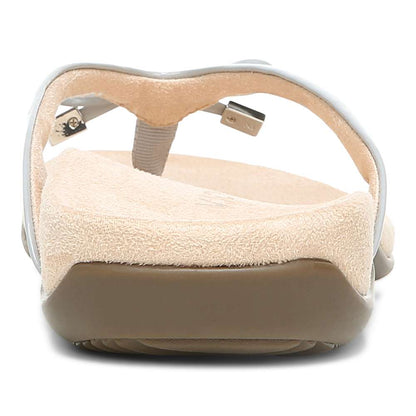 Bella Toe Post Sandal - Light Grey