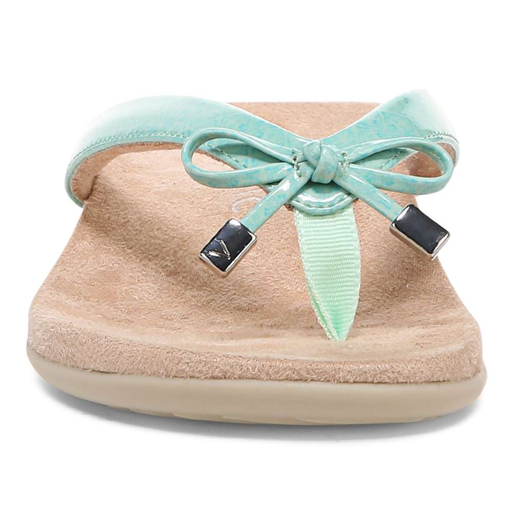 Bella Toe Post Sandal - Menta Tile