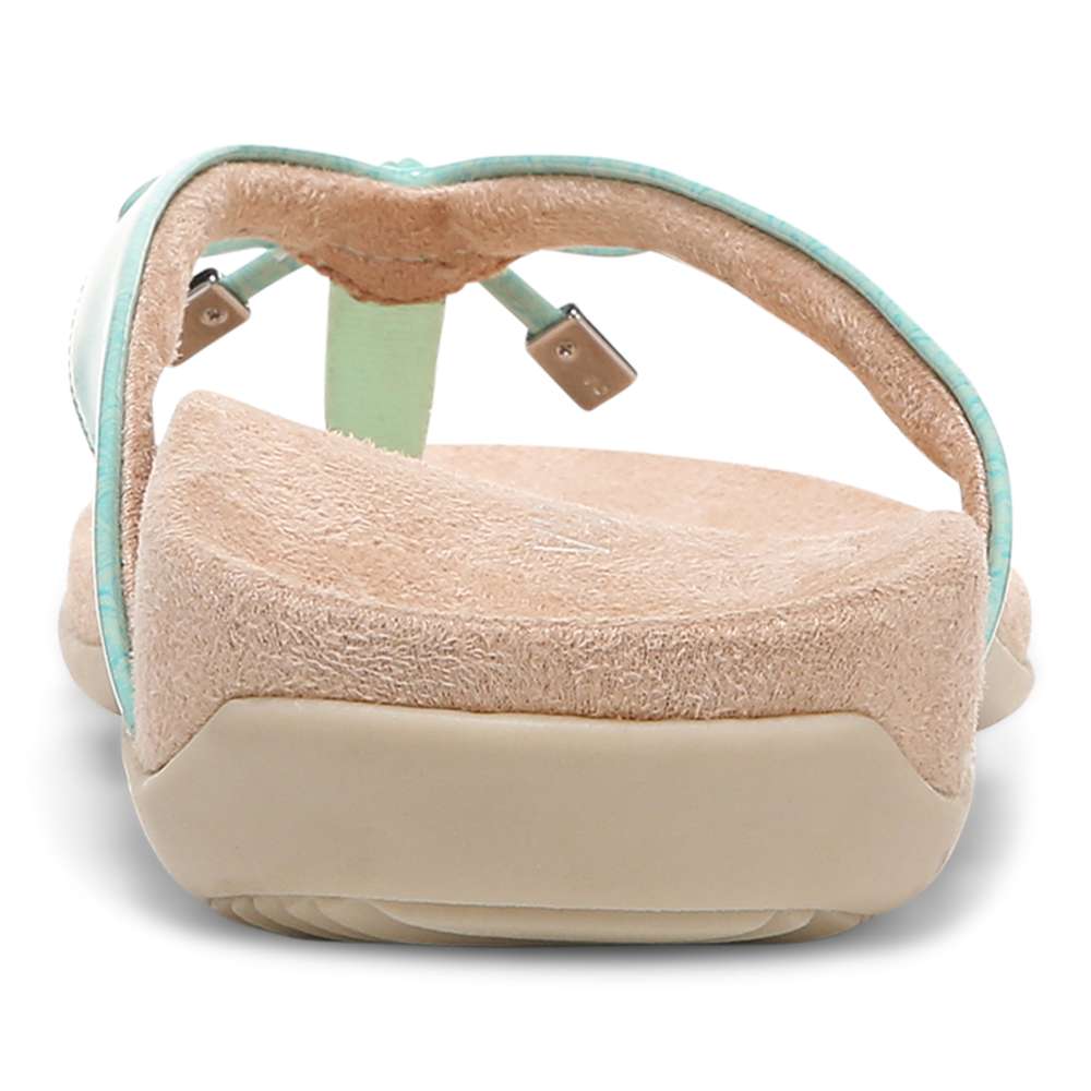 Bella Toe Post Sandal - Menta Tile