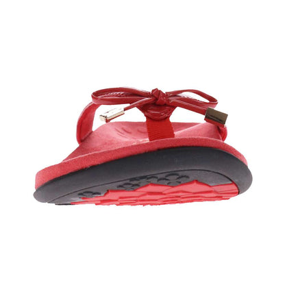 Bella Toe Post Sandal - Red