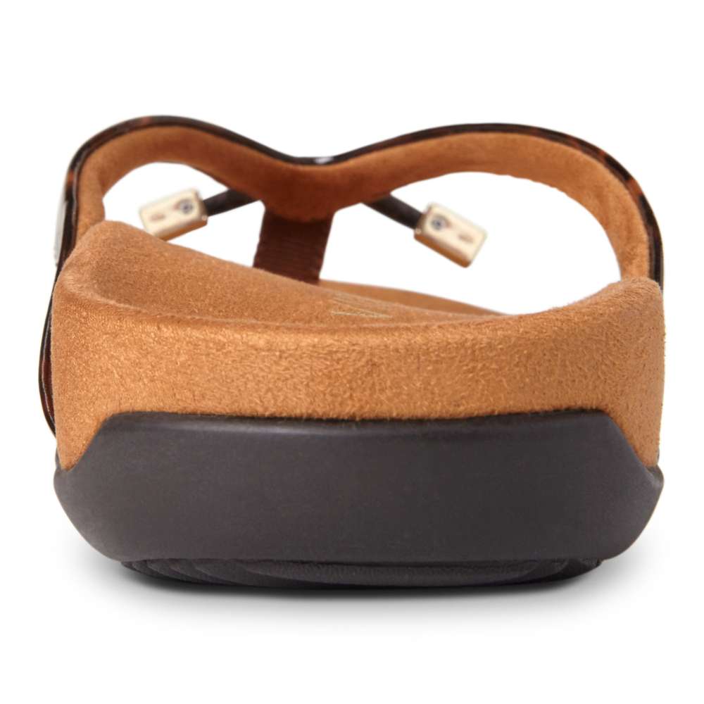 Bella Toe Post Sandal - Tortoise