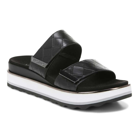 Brandie Flatform Slide Sandal - Black
