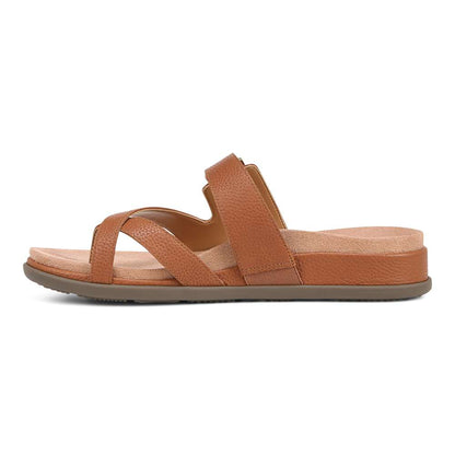 Carmela Slide Sandal - Tan