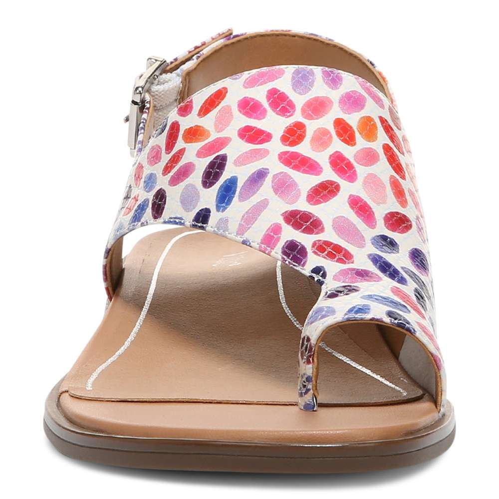 Ella Sandal - White Multi Confetti