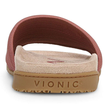 Evie Knit Slide Sandal - Withered Rose