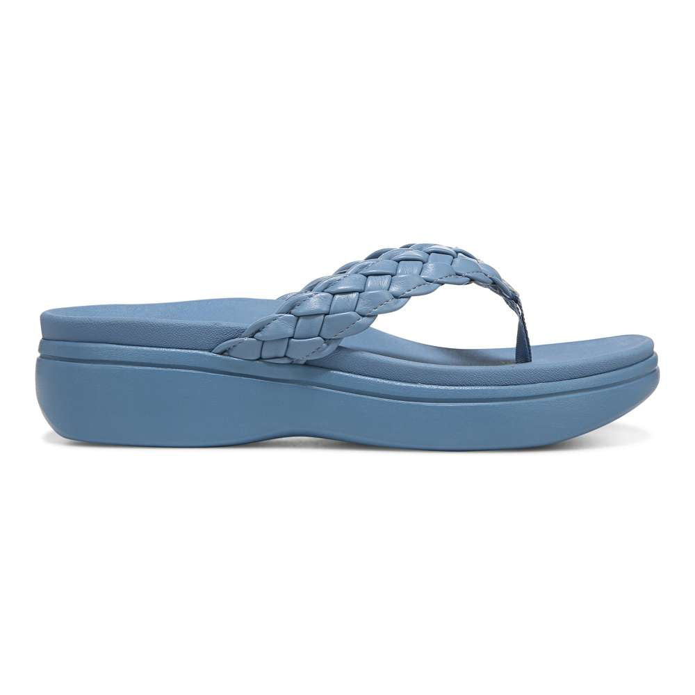 Kenji Platform Sandal - Blue