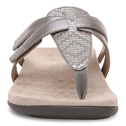 Karley Toe Post Sandal - Silver