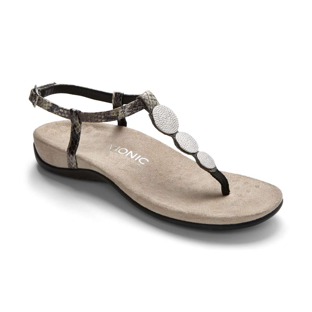 Lizbeth Sandal - Natural Snake