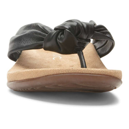 Pippa Toe Post Sandal - Black