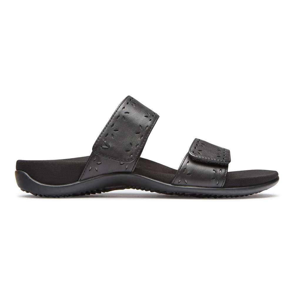 Randi Slide Sandal - Black