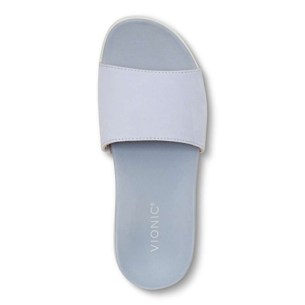 Val Slide Sandal - Blue Haze