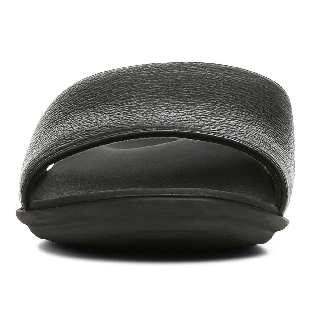 Val Slide Sandal - Black