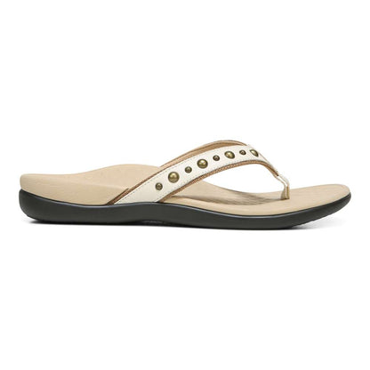 Vanessa Toe Post Sandal - Cream