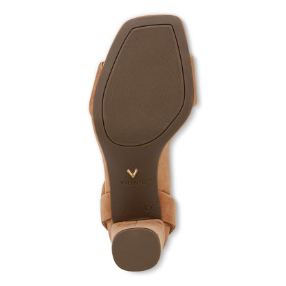 Zinfandel Block Heel Sandal - Camel